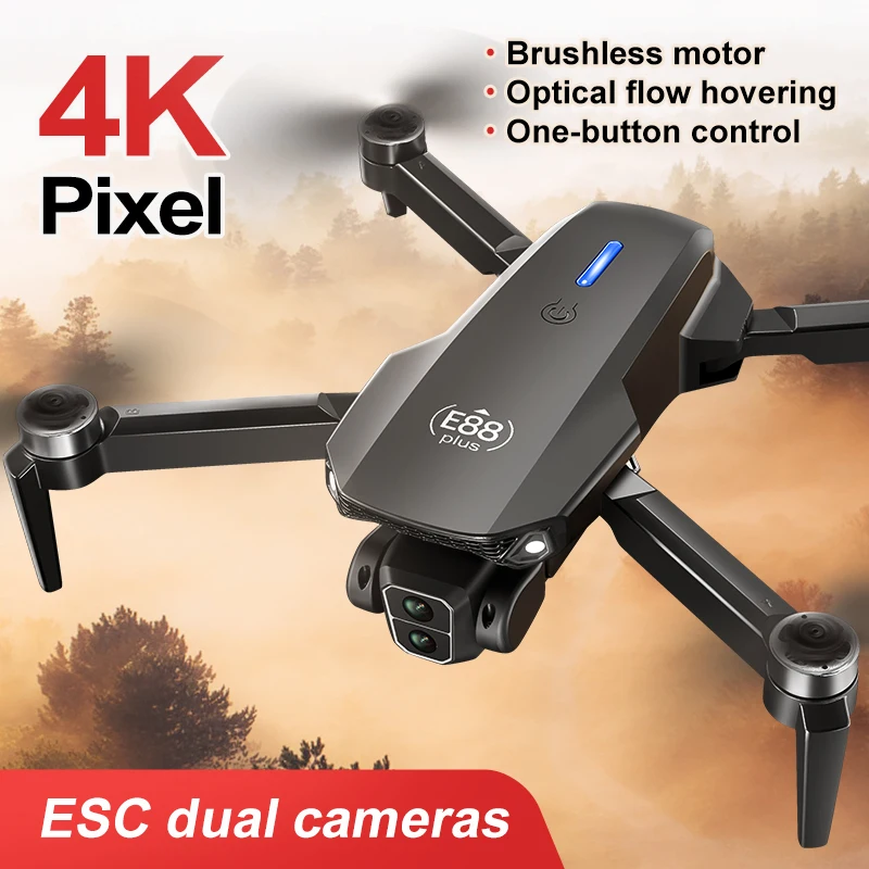 New E88 Plus Quadcopter Drone: - Drone Camera Night Vision 评论和价格