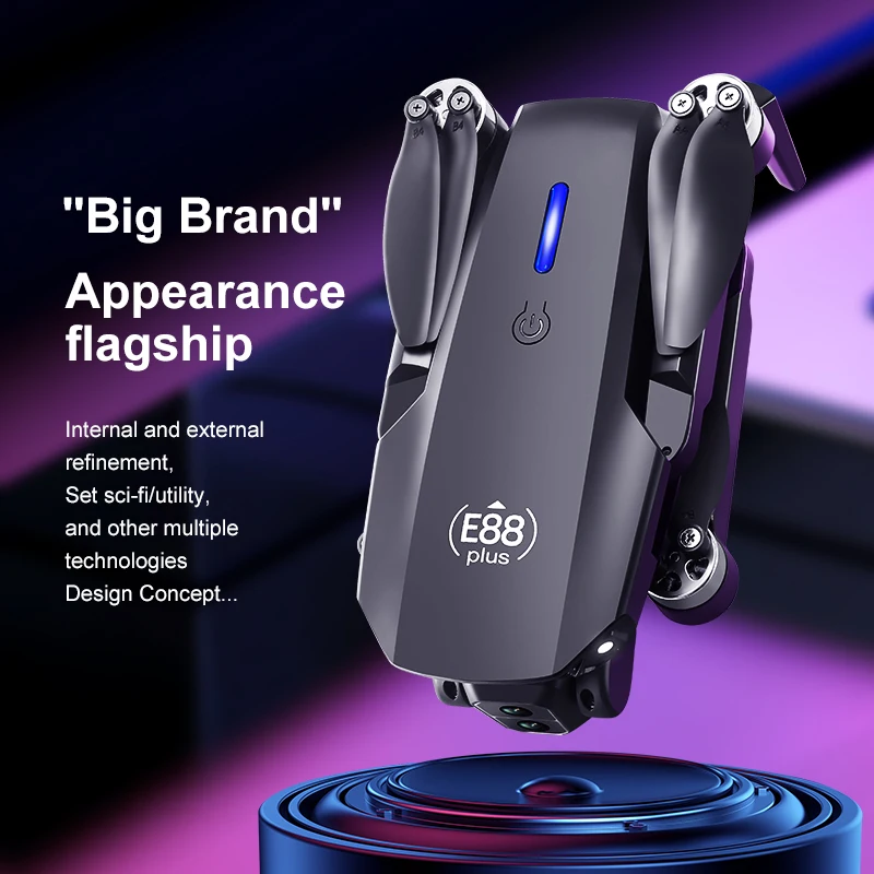 New E88 Plus Quadcopter Drone: - Drone Camera Night Vision 评论和价格